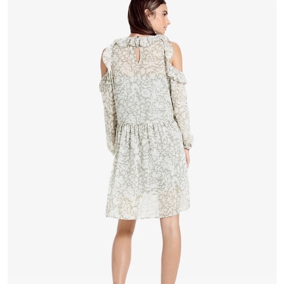 Lucky Brand, Cold Shoulder Floral Dress, M - Picture 8 of 8